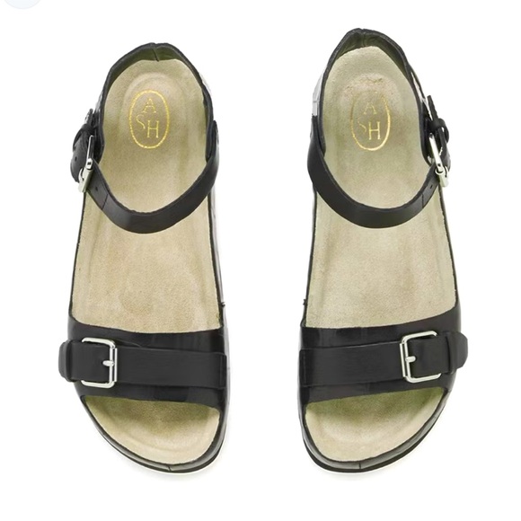 NWT ASH Women's Vera Flatform Leather Sandals. Size 40 - Picture 4 of 10